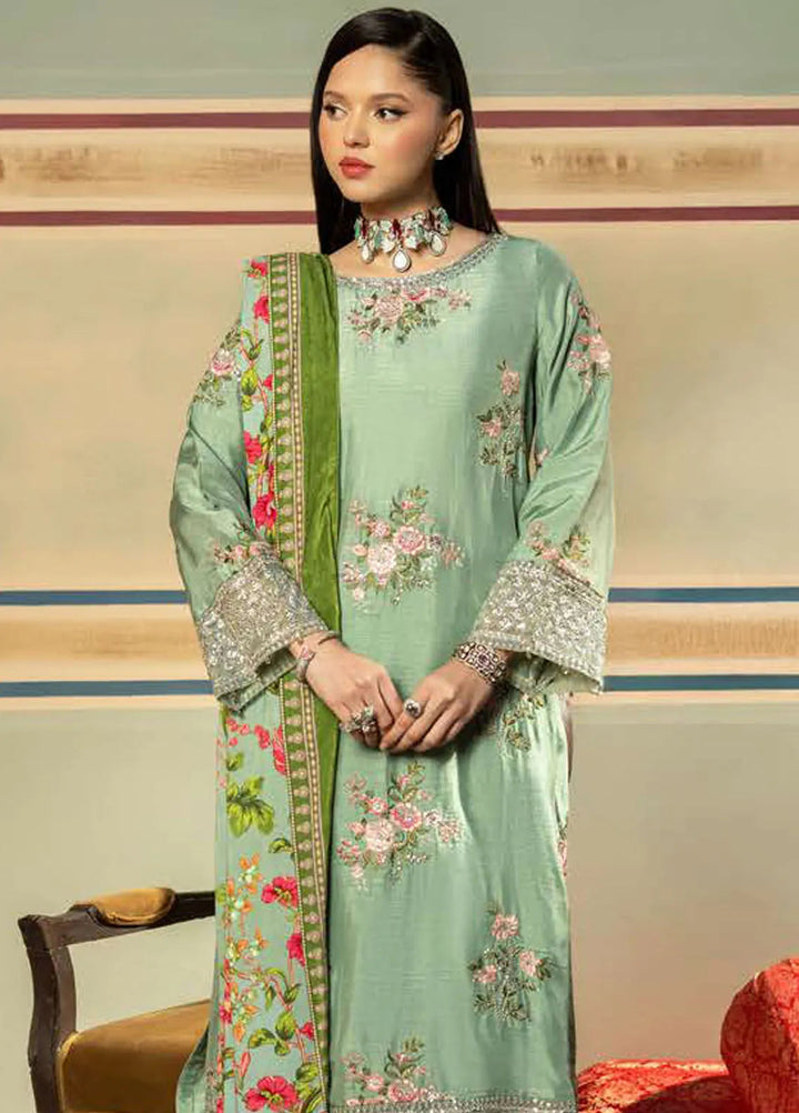 M Basics by Maria B Embroidered Suits Unstitched 3 Piece MB24UF D-03 - Festive Collection
