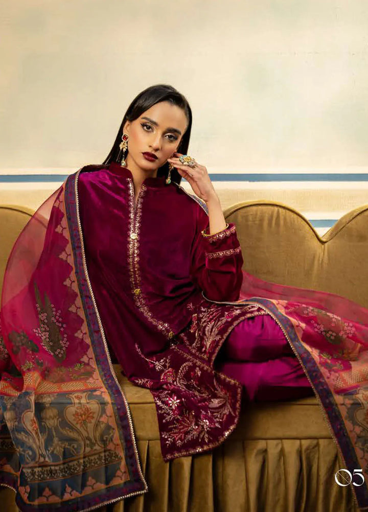 M Basics by Maria B Embroidered Suits Unstitched 3 Piece MB24UF D-05 - Festive Collection