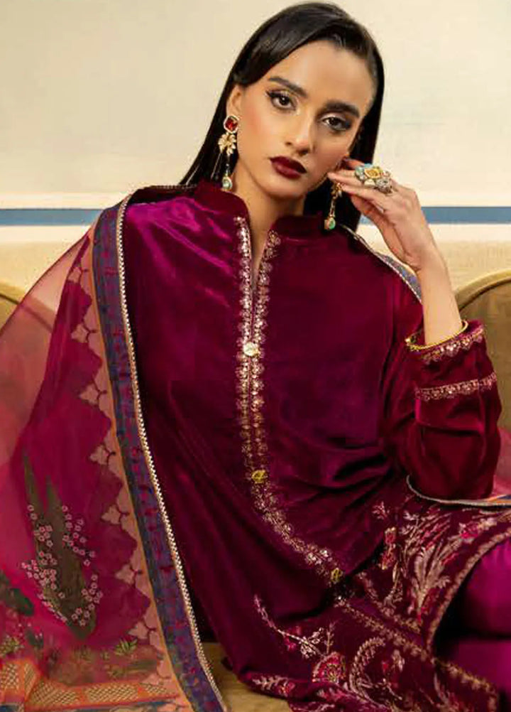 M Basics by Maria B Embroidered Suits Unstitched 3 Piece MB24UF D-05 - Festive Collection