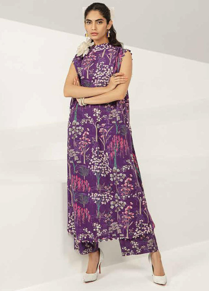 M Basics By Maria B Printed Khaddar  Unstitched Kurties MB23MBW 5A - Winter Collection