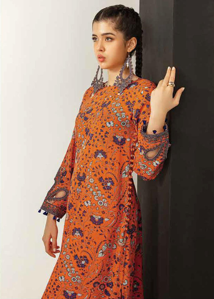 M Basics By Maria B Embroidered Khaddar Suits Unstitched 3 Piece MB23MBW 9B - Winter Collection