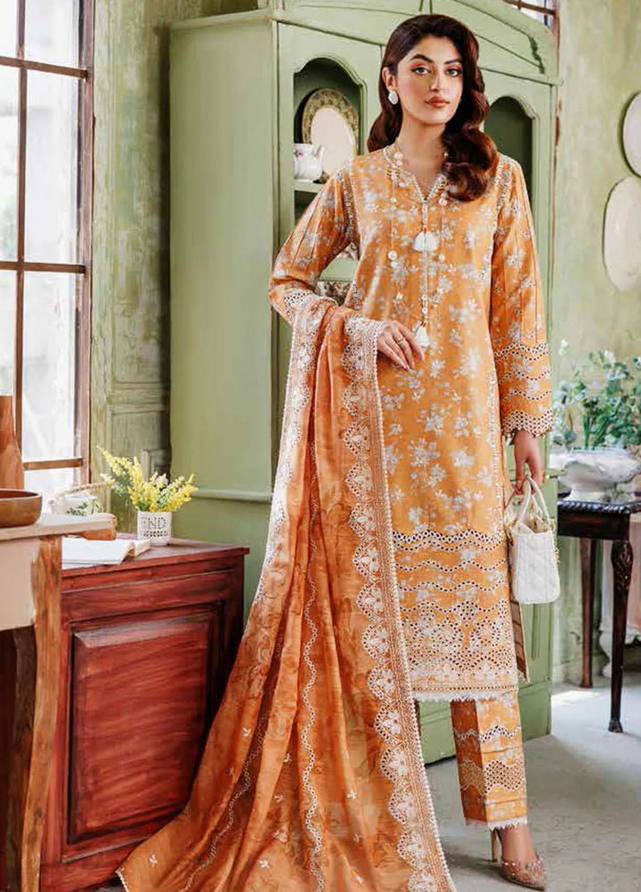 Maahi By Alizeh Fashion Chikankari Lawn Suit Unstitched 3 Piece AFB24M2 D-04 Sung - Summer Collection