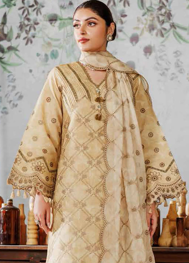 Maahi By Alizeh Fashion Chikankari Lawn Suit Unstitched 3 Piece AFB24M2 D-10 Taab - Summer Collection