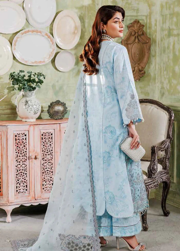 Maahi By Alizeh Fashion Embroidered Lawn Suit Unstitched 3 Piece AFB24M2 D-03 Zara - Summer Collection
