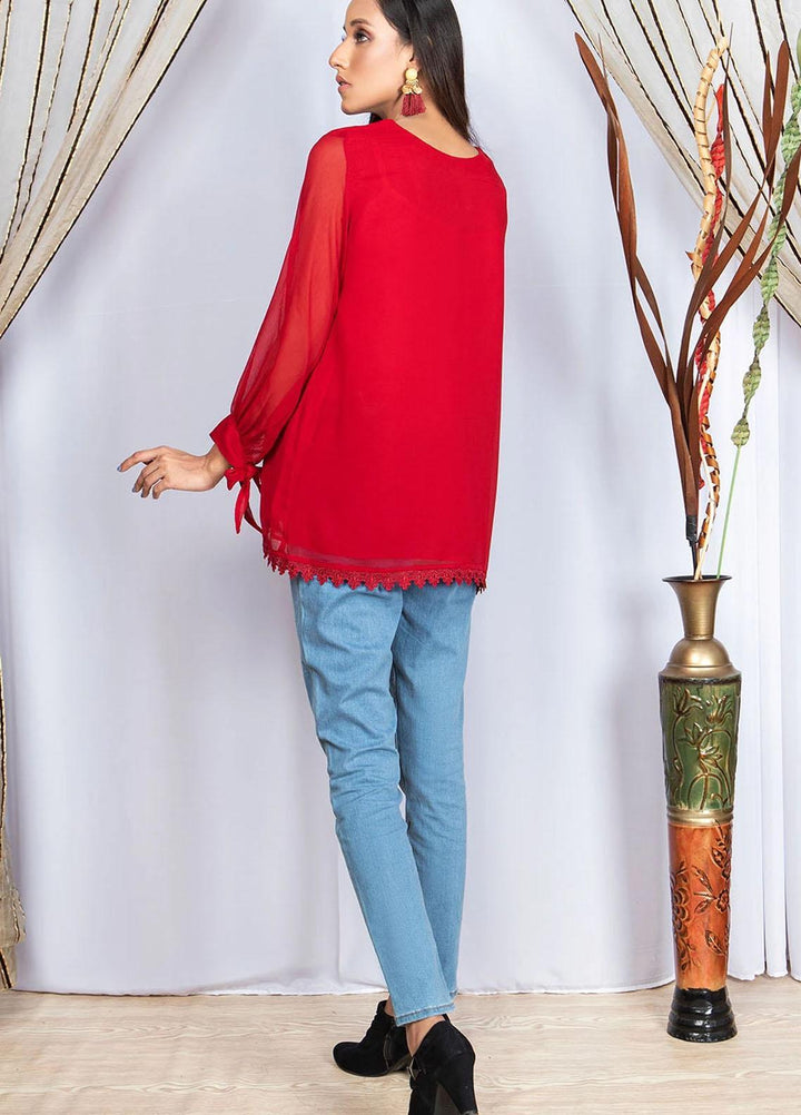 Madame Casual Pret  Chiffon Top MDM21NP Z02