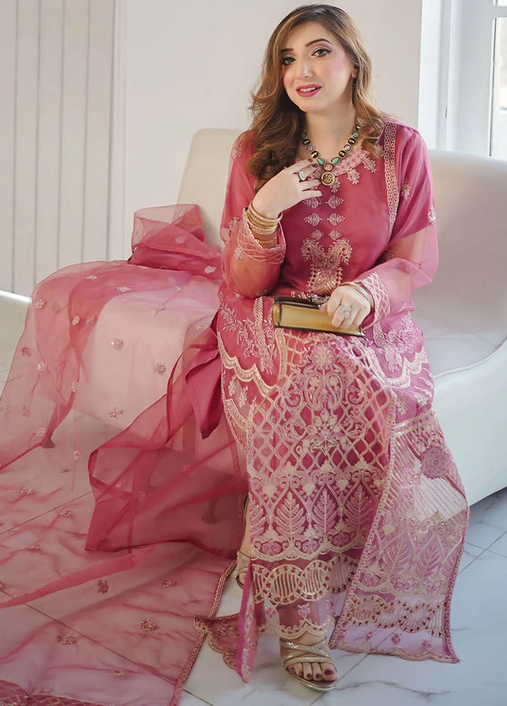 Madame Pret Embroidered organza 3 Piece Suit 2726