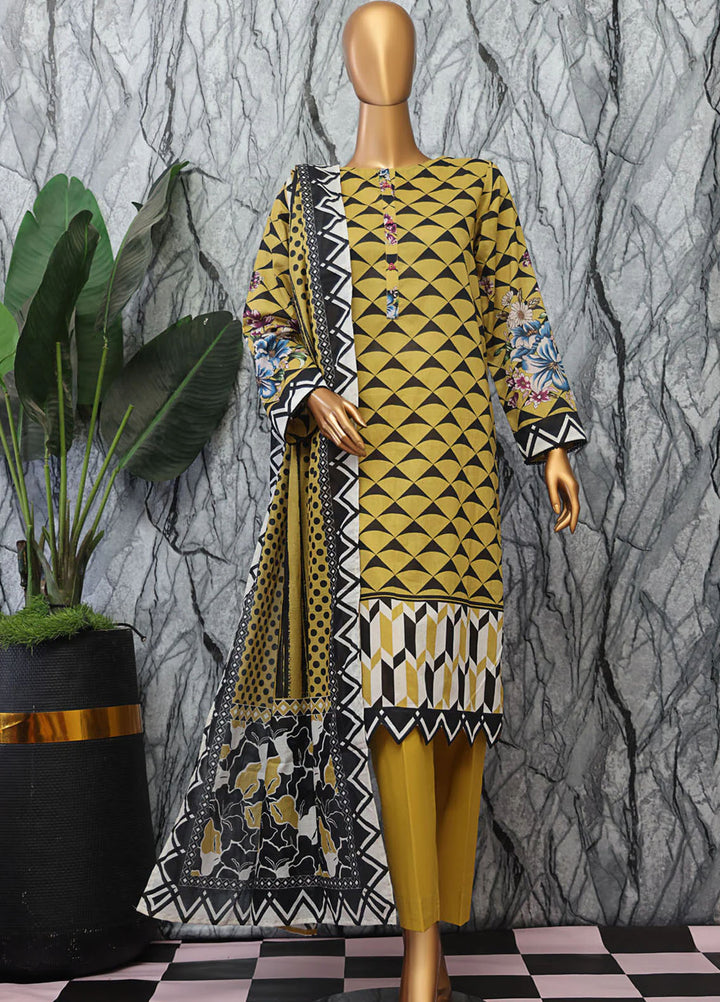 Magic In Prints by Hz Textiles Printed Lawn Suits Unstitched 3 Piece Mpc-577 - Summer Collection