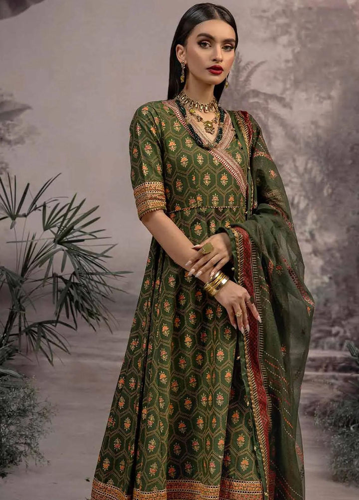 Maharani Muse By Gul Ahmed Embroidered Lawn Suits Unstitched 3 Piece GA23MM CN-32022 - Festive Collection