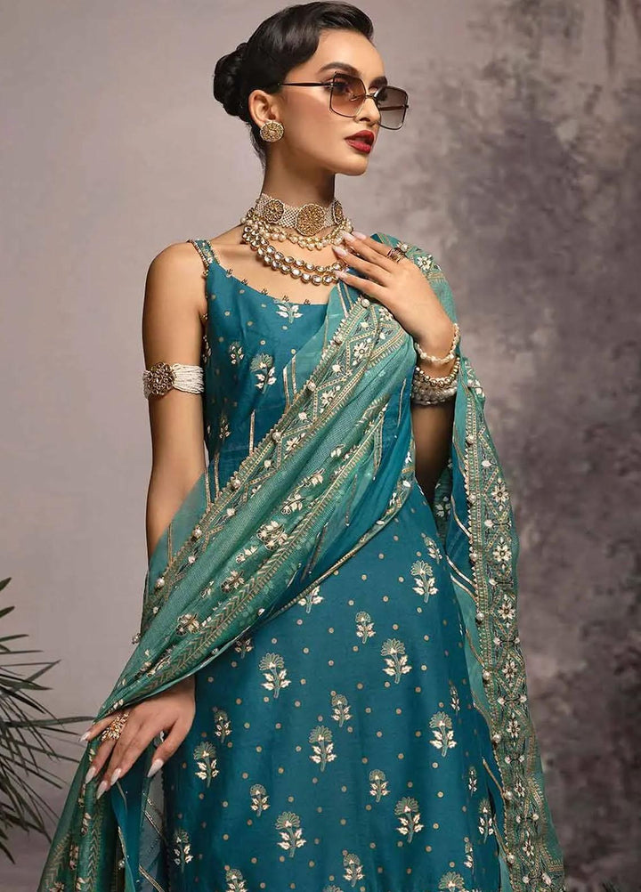 Maharani Muse By Gul Ahmed Embroidered Lawn Suits Unstitched 3 Piece GA23MM CN-32023 - Festive Collection