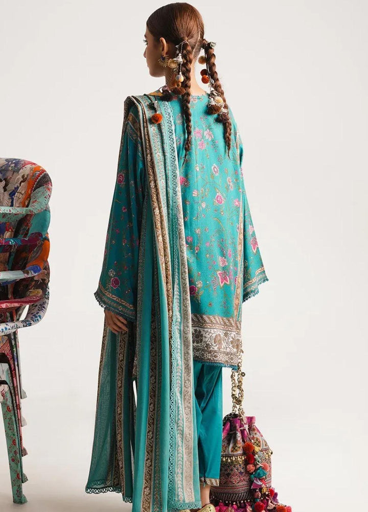 Mahay By Sana Safinaz Embroidered Linen Suits Unstitched 2 Piece SS23MHW 11B - Winter Collection