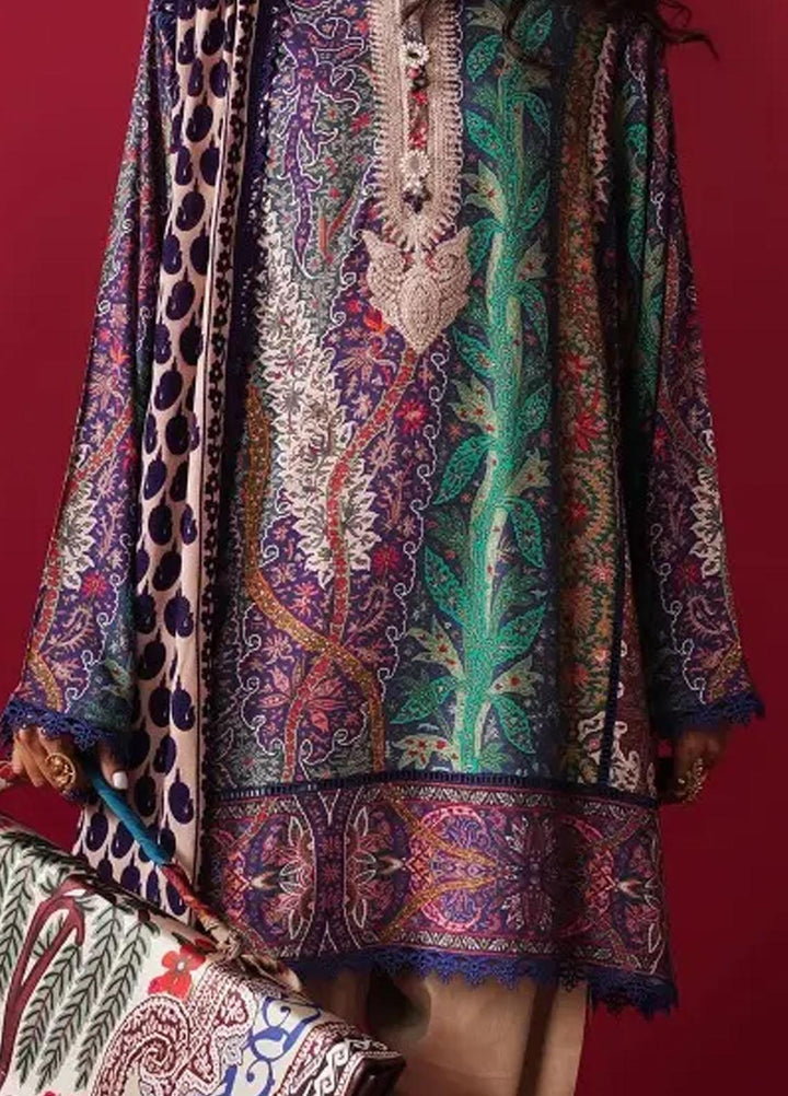 Mahay By Sana Safinaz Embroidered Linen Suits Unstitched 2 Piece SS23MHW 14B - Winter Collection