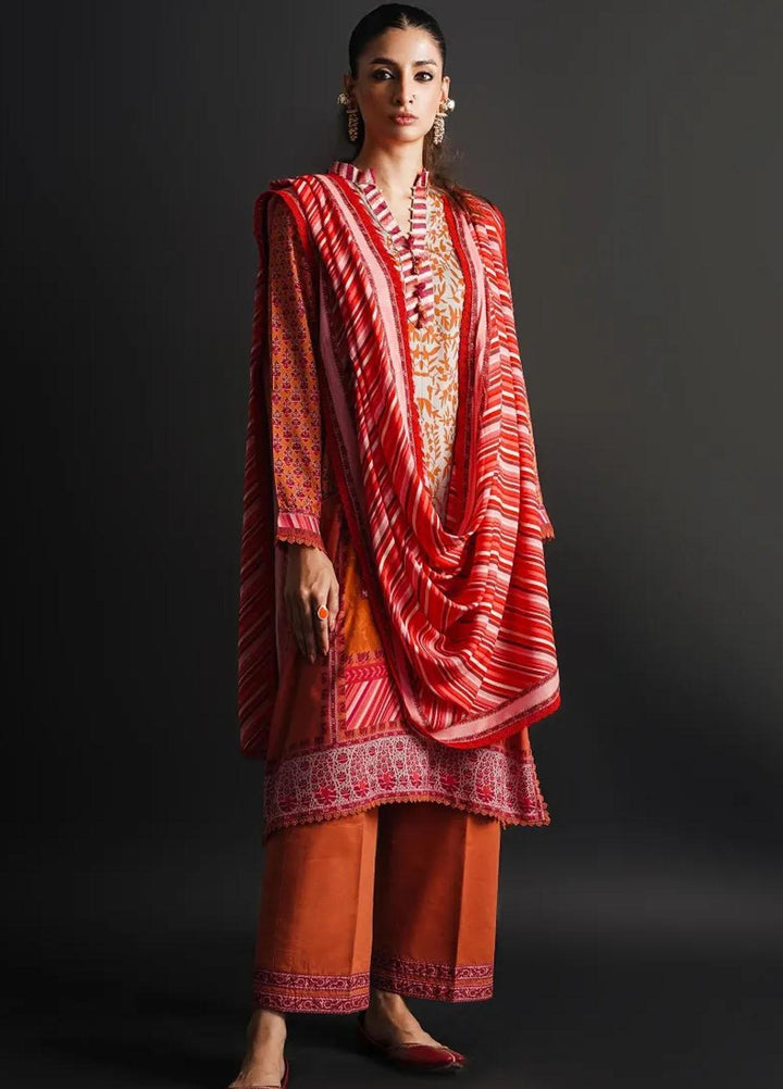 Mahay By Sana Safinaz Embroidered Linen Suits Unstitched 2 Piece SS23MHW 18A - Winter Collection