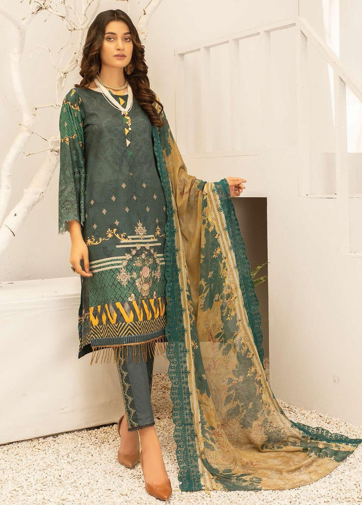 Mahee's By Riaz Arts Embroidered Lawn Suits Unstitched 3 Piece RA22ML DE-04 - Summer Collection