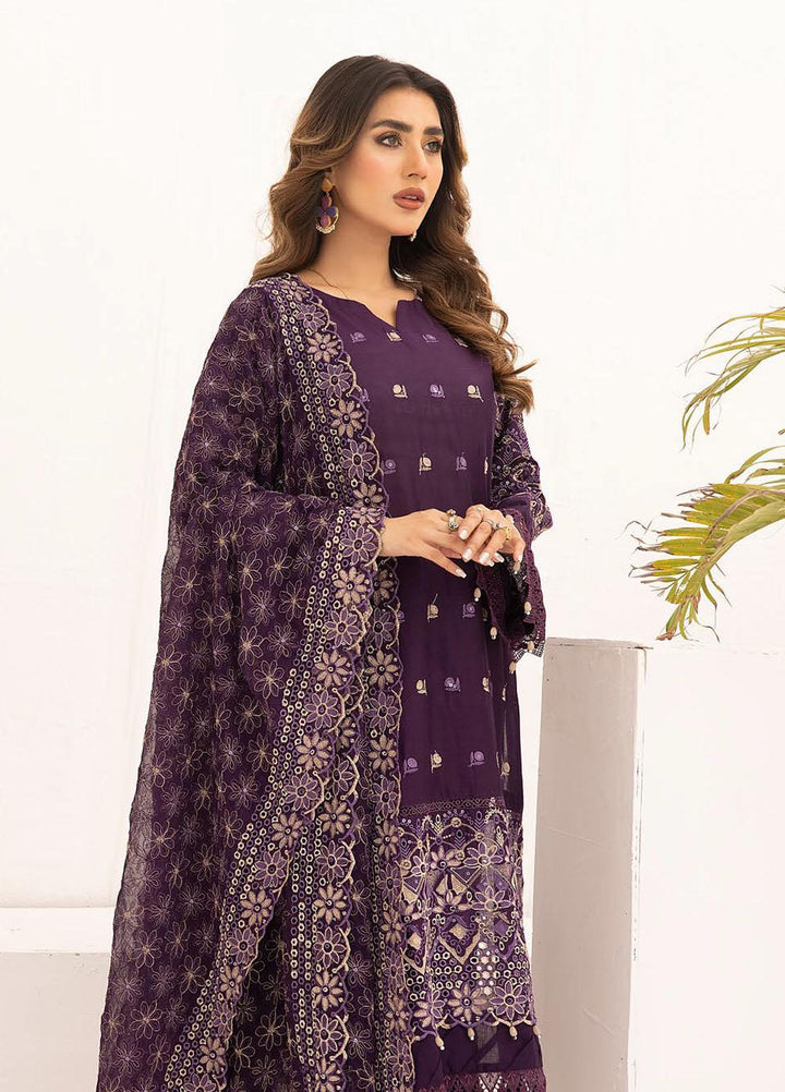 Mahees By Riaz Arts Embroidered Chikankari Lawn Suits Unstitched 3 Piece RA23M D-05 - Summer Collection