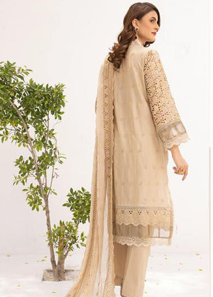 Mahees By Riaz Arts Embroidered Chikankari Lawn Suits Unstitched 3 Piece RA23M D-07 - Summer Collection