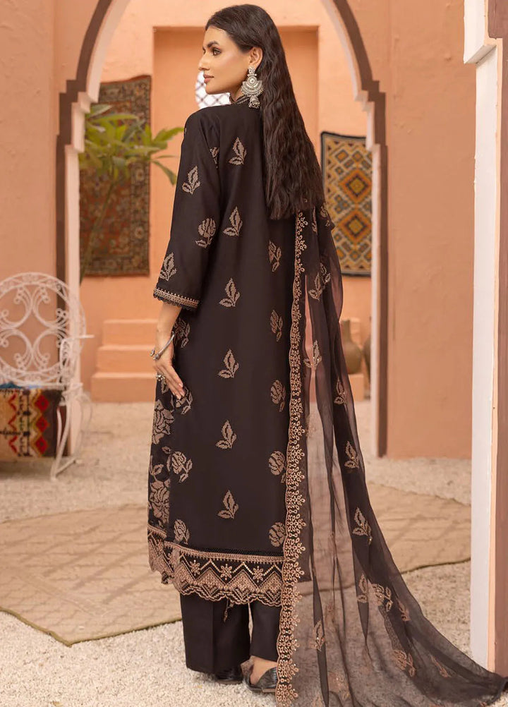 Mahees By Riaz Arts Embroidered Karandi Suit Unstitched 3 Piece RA24M9 D-01 - Winter Collection