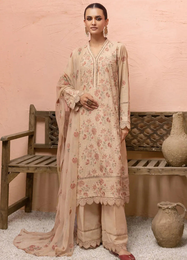 Mahees By Riaz Arts Embroidered Karandi Suit Unstitched 3 Piece RA24M9 D-07 - Winter Collection