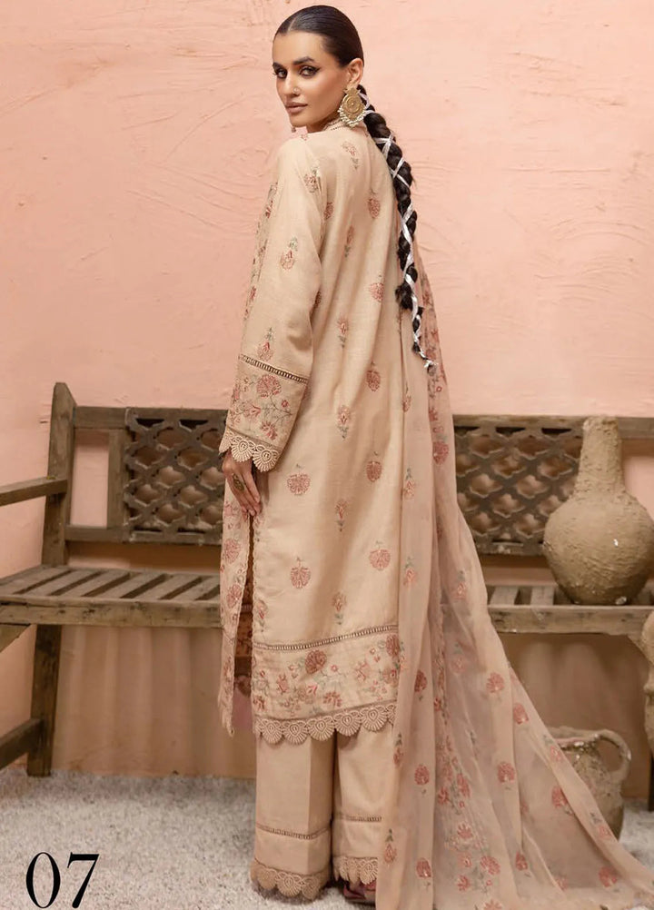 Mahees By Riaz Arts Embroidered Karandi Suit Unstitched 3 Piece RA24M9 D-07 - Winter Collection