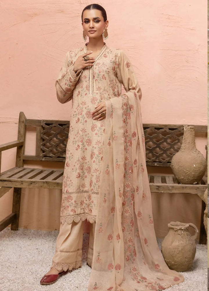 Mahees By Riaz Arts Embroidered Karandi Suit Unstitched 3 Piece RA24M9 D-07 - Winter Collection