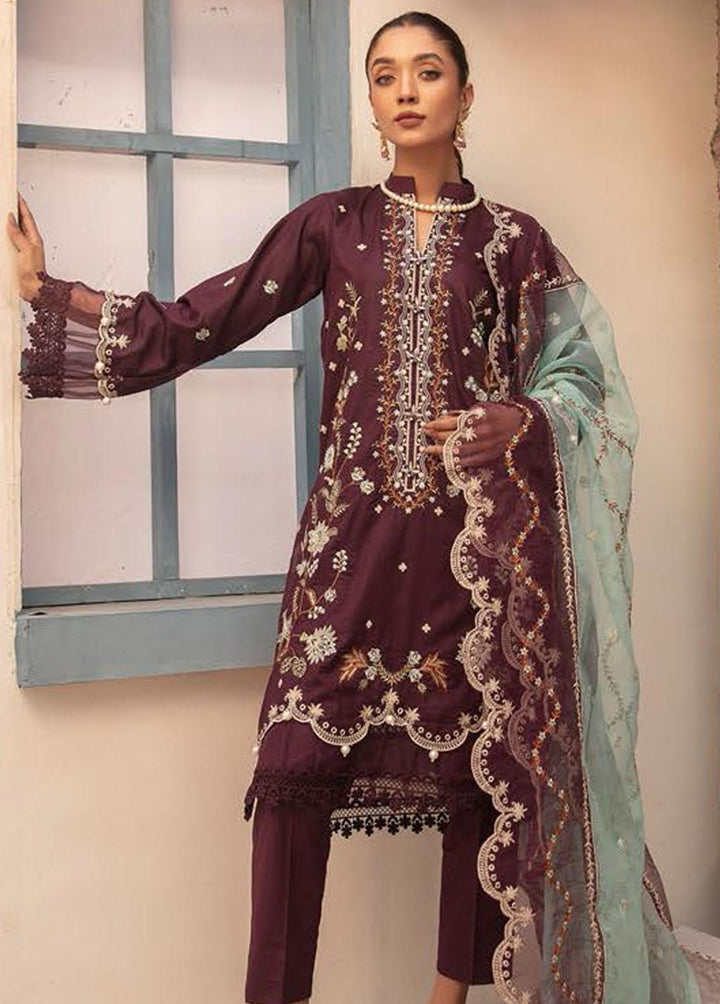Mahees By Riaz Arts Embroidered Lawn Suits Unstitched 3 Piece RA23-M12 06 - Summer Collection