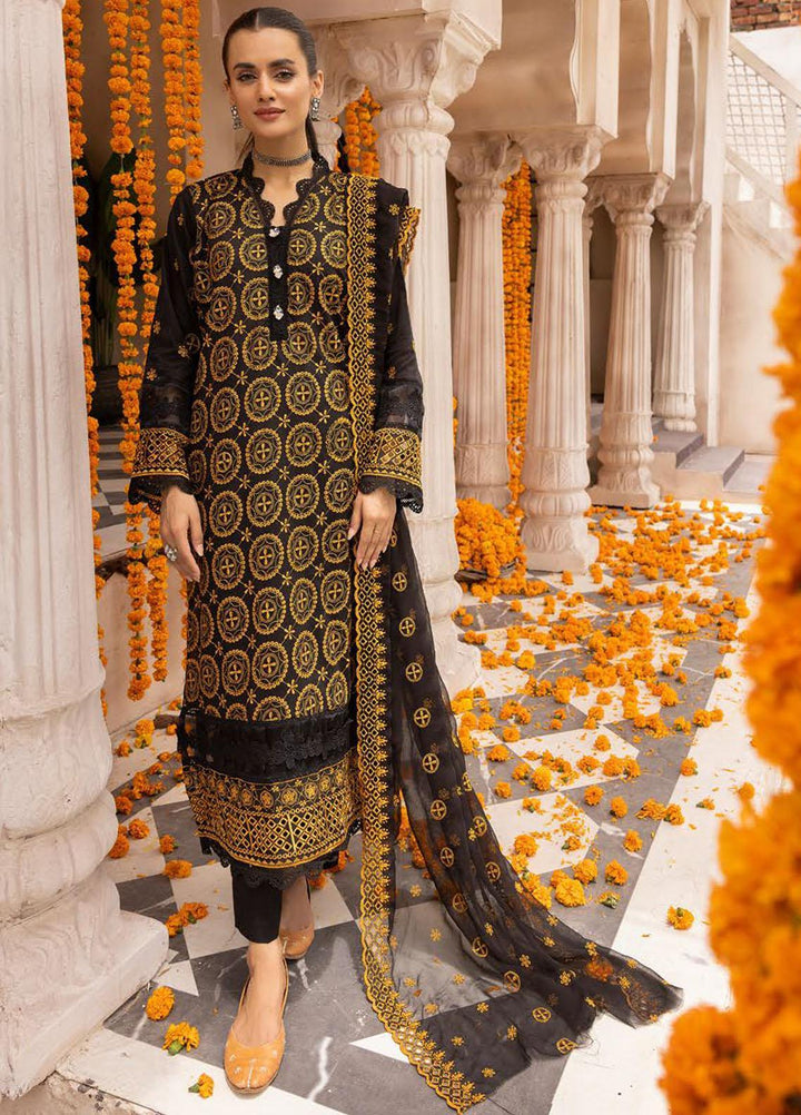 Mahees By Riaz Arts Embroidered Lawn Suits Unstitched 3 Piece RA23M-V28 D-04 - Summer Collection