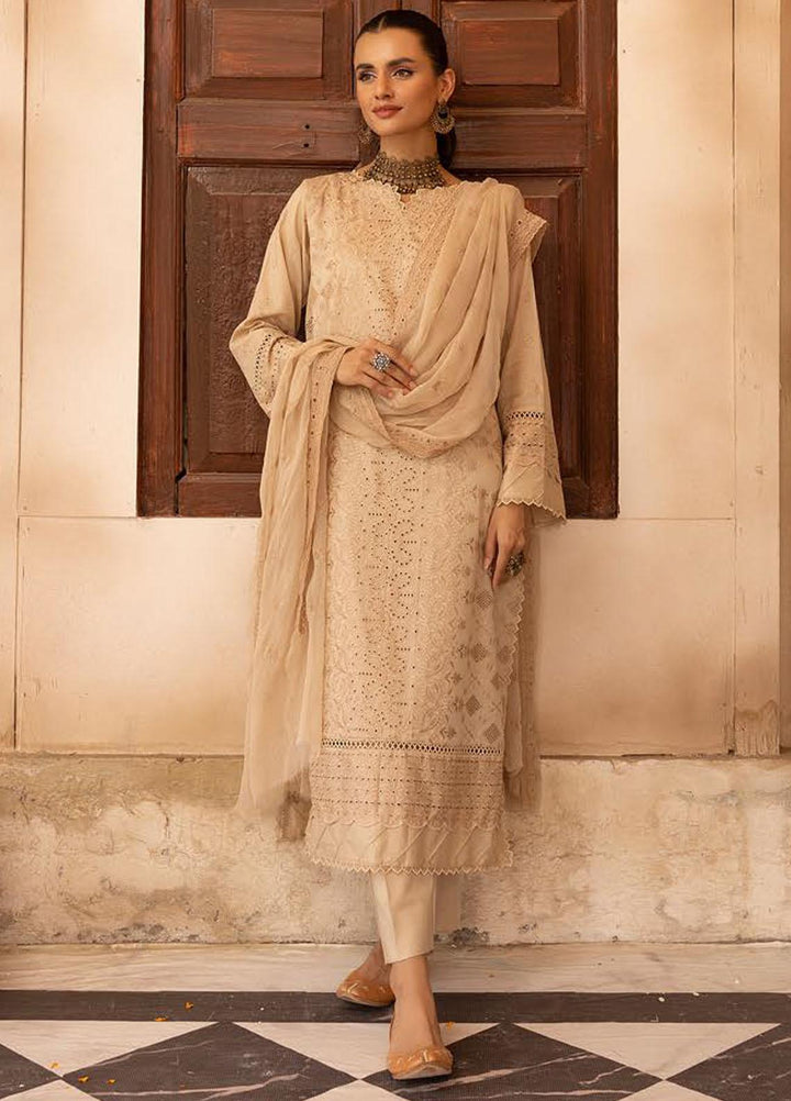 Mahees By Riaz Arts Embroidered Lawn Suits Unstitched 3 Piece RA23M-V28 D-08 - Summer Collection