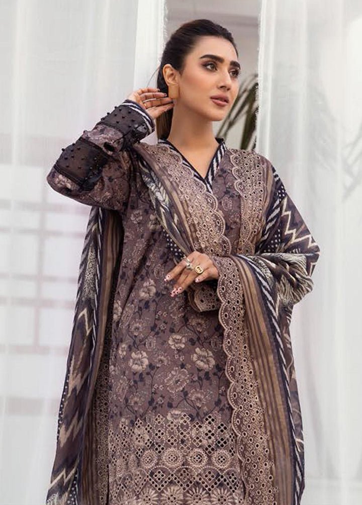 Mahees's By Riaz Arts Embroidered Lawn Suits Unstitched 3 Piece RA23-M6 05 - Summer Collection