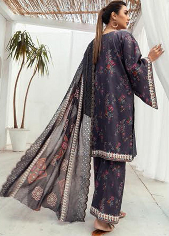 Mahees's By Riaz Arts Embroidered Lawn Suits Unstitched 3 Piece RA23-M6 08 - Summer Collection