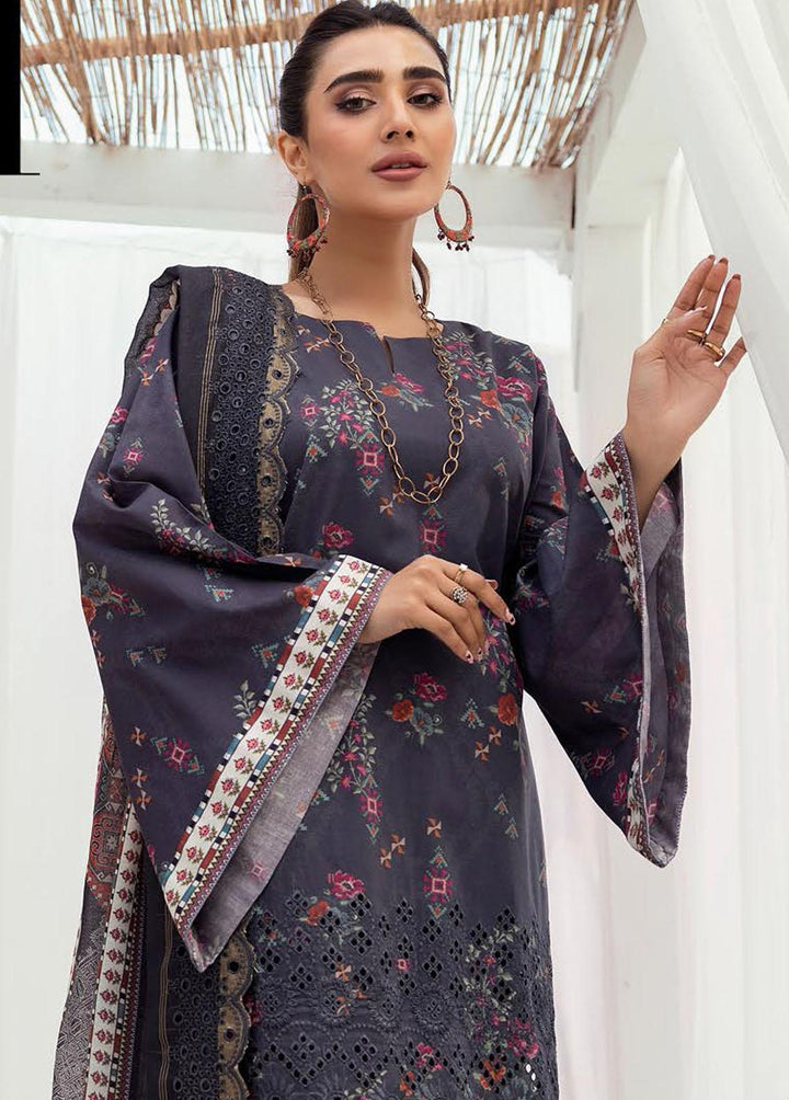 Mahees's By Riaz Arts Embroidered Lawn Suits Unstitched 3 Piece RA23-M6 08 - Summer Collection