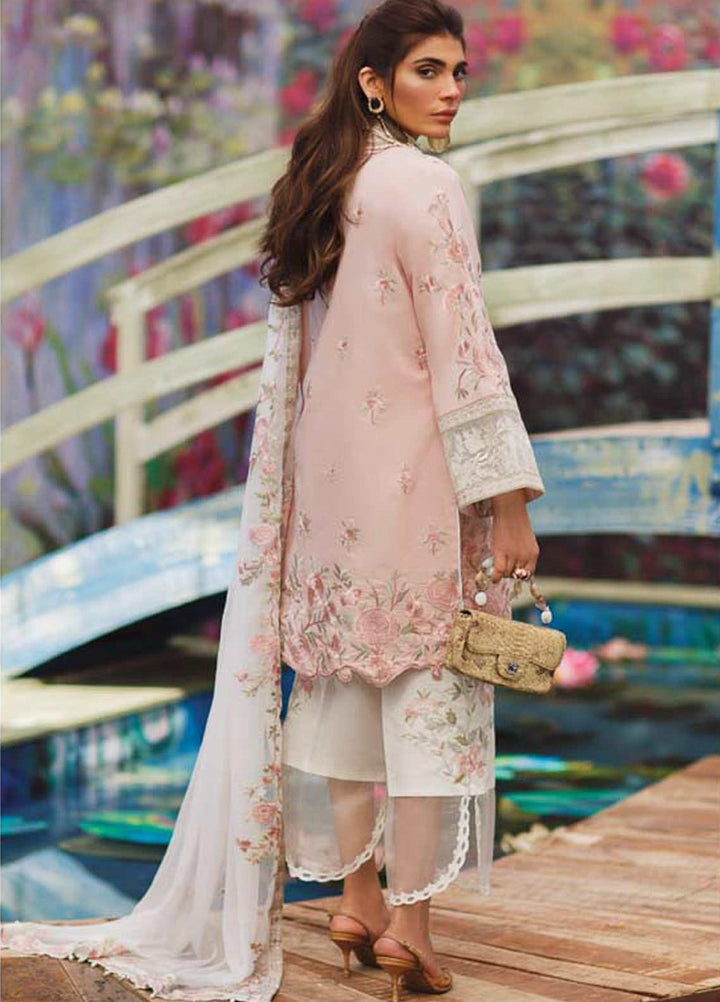 Mahgul Embroidered Lawn Suits Unstitched 3 Piece MG21LR MLL21-02 - Luxury Collection