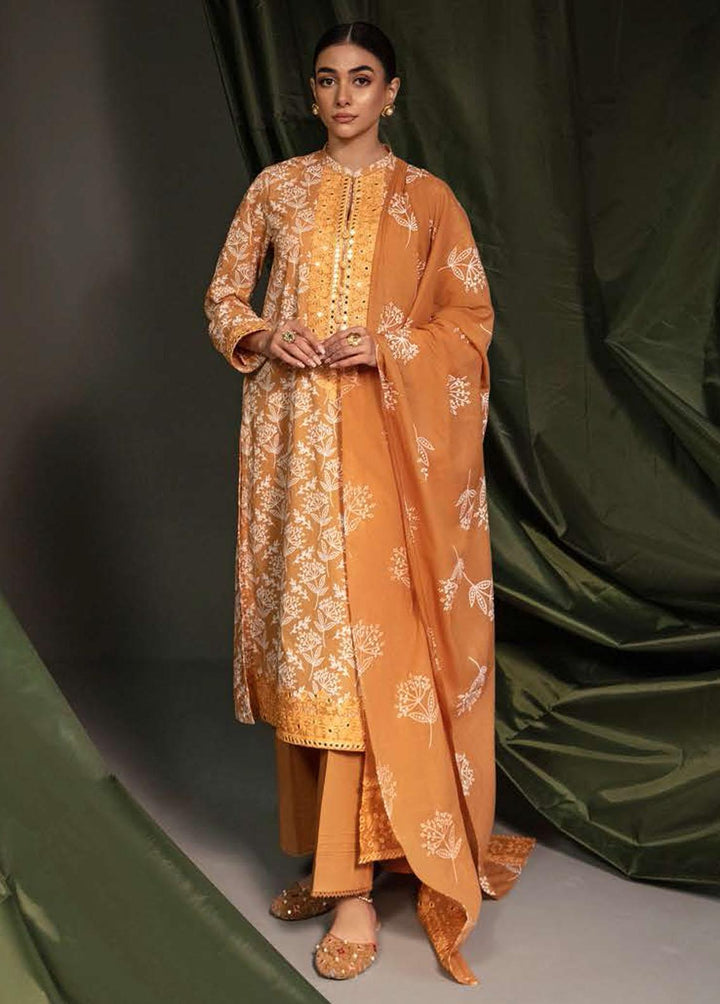 Mahiri By Cross Stitch Embroidered Lawn Suits Unstitched 3 Piece CS23M 06 Roseate Bling - Summer Collection