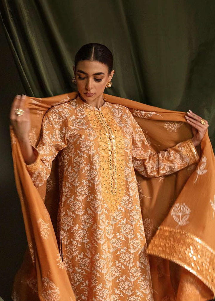 Mahiri By Cross Stitch Embroidered Lawn Suits Unstitched 3 Piece CS23M 06 Roseate Bling - Summer Collection