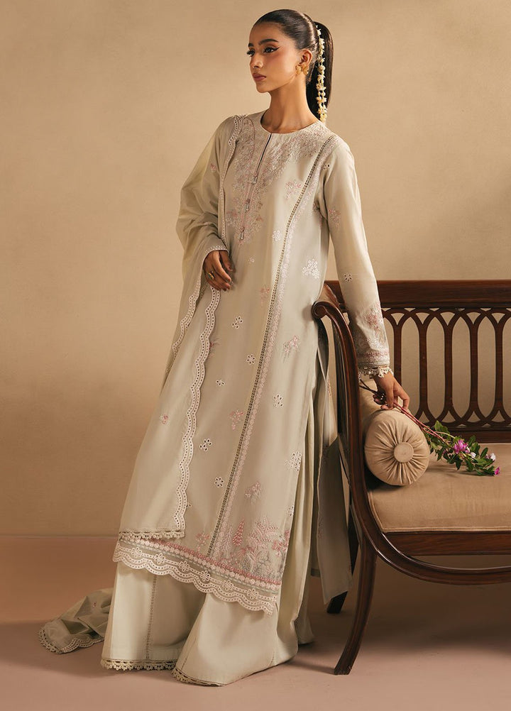 Mahiri by Cross Stitch Embroidered Lawn Suits Unstitched 3 Piece CS25ML4 Frosted Mint - Summer Collection