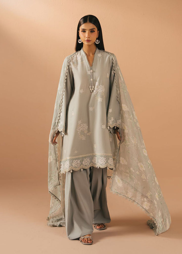 Mahiri by Cross Stitch Embroidered Lawn Suits Unstitched 3 Piece CS25ML4 Livia Floret - Summer Collection