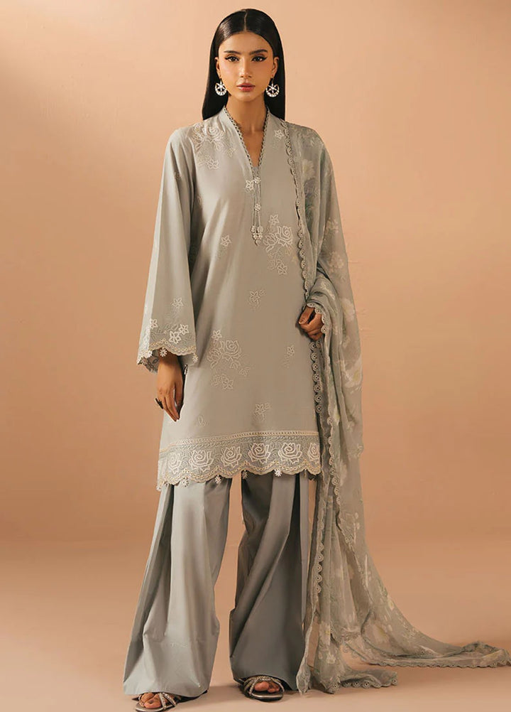 Mahiri by Cross Stitch Embroidered Lawn Suits Unstitched 3 Piece CS25ML4 Livia Floret - Summer Collection