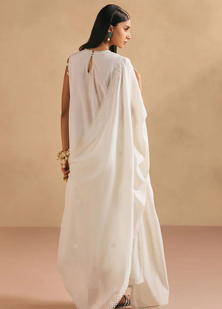 Mahiri by Cross Stitch Embroidered Lawn Suits Unstitched 3 Piece CS25ML4 Misty Green - Summer Collection