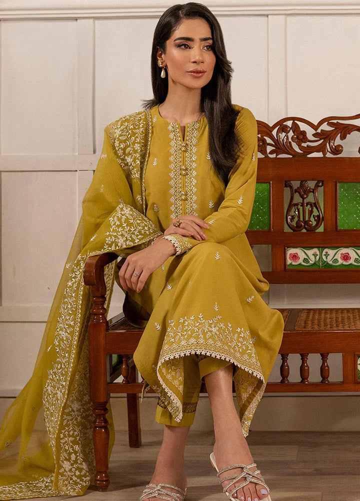 Mahiri By Cross Stitch Embroidered Cambric Suits Unstitched 3 Piece CS23M-V6 D-04 Vibrant Fiona - Festive Collection