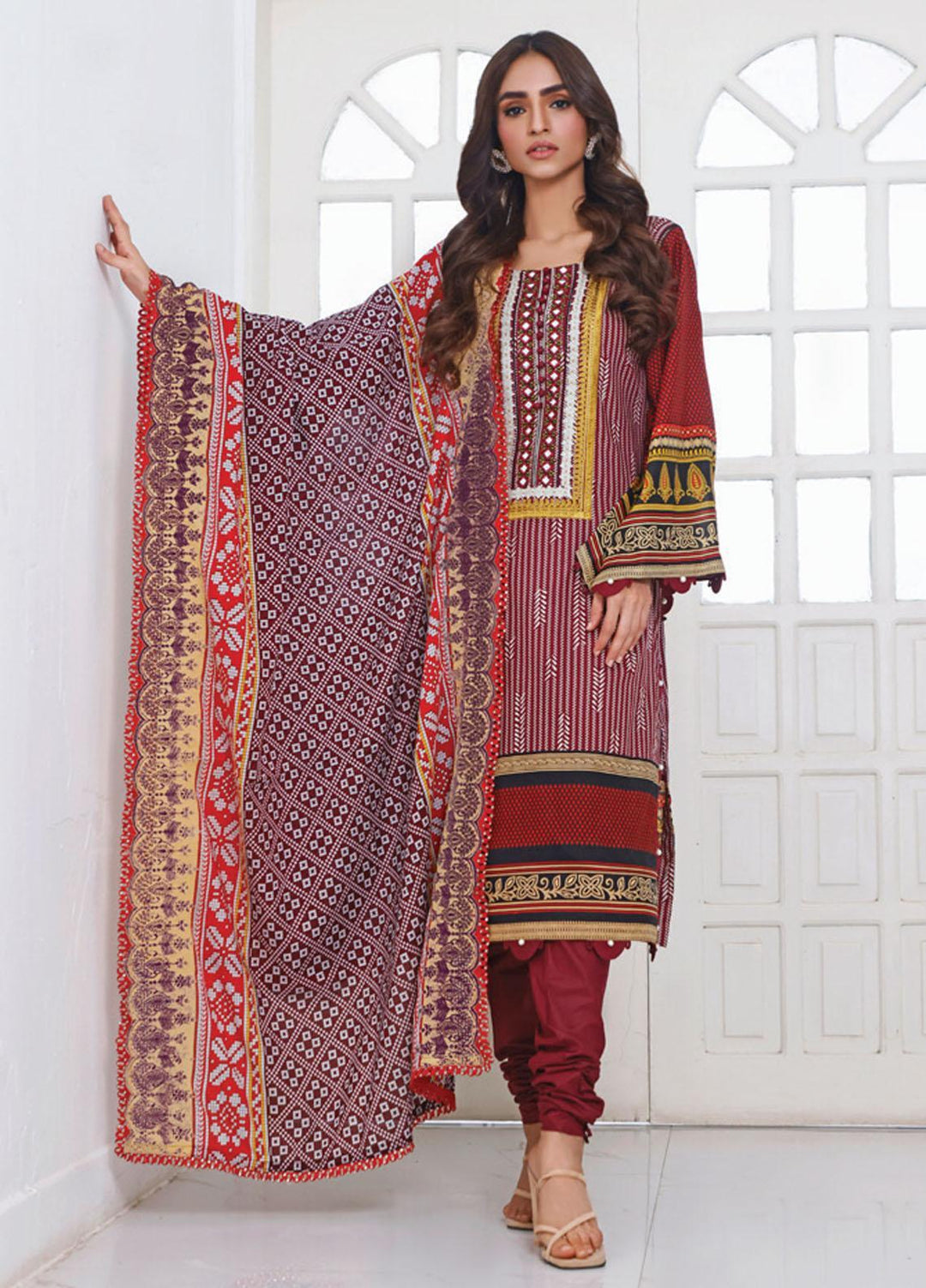 Mahnoor by Al Zohaib Embroidered Chikankari Suits Unstitched 3 Piece AZ21M 01B - Summer Collection