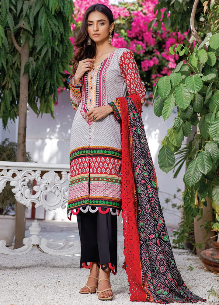 Mahnoor by Al Zohaib Embroidered Chikankari Suits Unstitched 3 Piece AZ21M 07A - Summer Collection