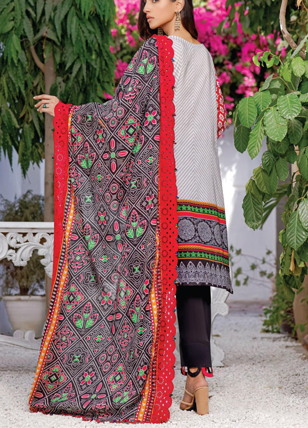 Mahnoor by Al Zohaib Embroidered Chikankari Suits Unstitched 3 Piece AZ21M 07A - Summer Collection