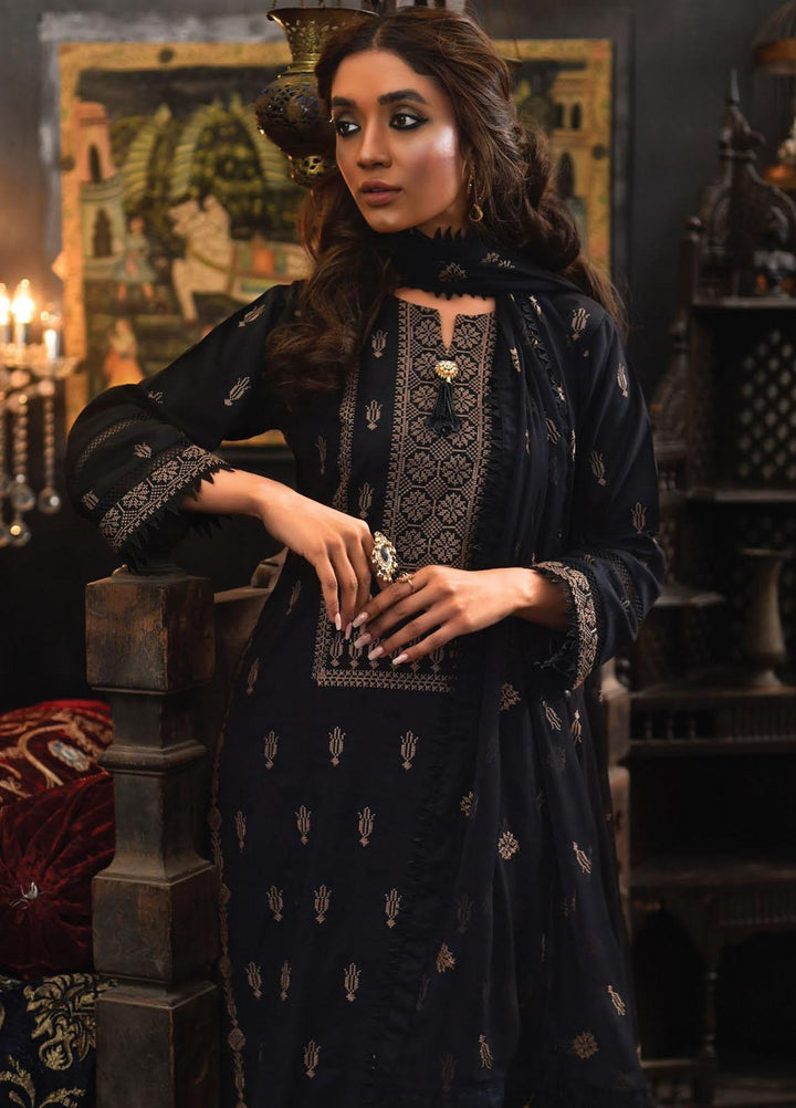 Mahnur Embroidered Lawn Suits Unstitched 3 Piece MN23L D-09 - Luxury Summer Collection