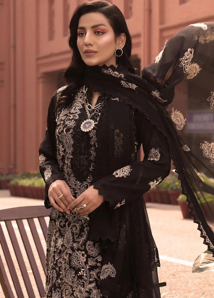 Mahnur Embroidered Lawn Suits Unstitched 3 Piece MN23L-V2 D-11 - Summer Collection