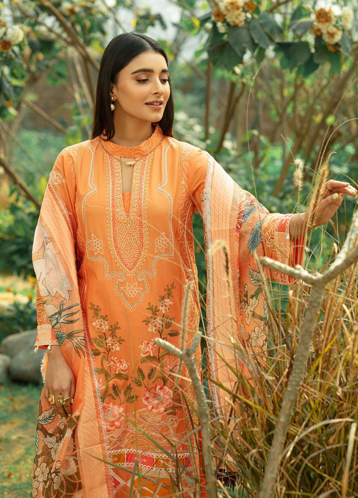Mahroosh by Parishay Embroidered Lawn Suits Unstitched 3 Piece PRS22MH Sabahat A - Summer Collection