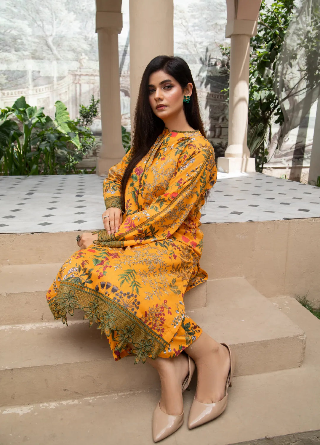 Mahrosh By Pashmire Pret Embroidered Viscose 2 Piece Suit Aftab