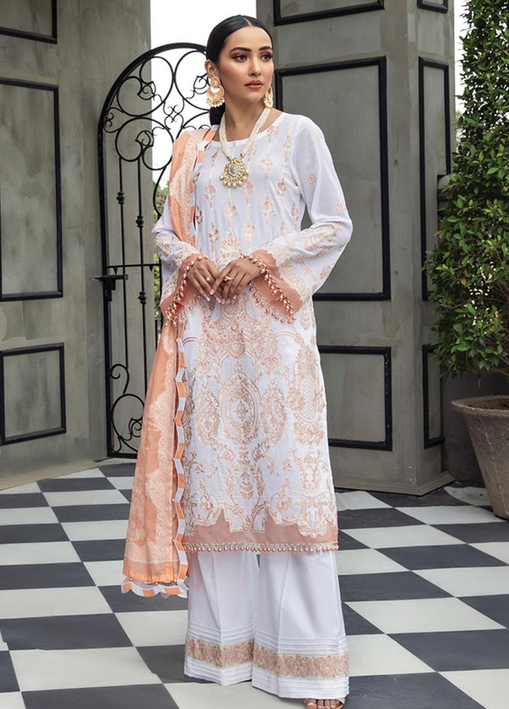 Mahrosh By House of Nawab Embroidered Lawn Suits Unstitched 3 Piece HON21M 02 Batik - Luxury Collection
