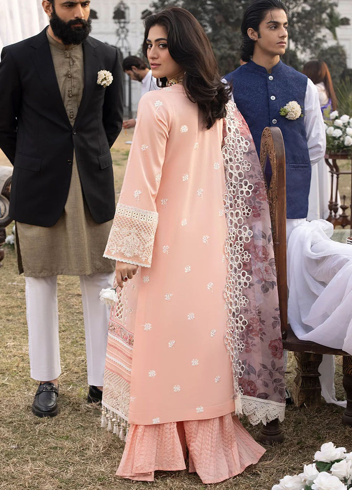 Mahrukh by Mahnur Embroidered Lawn Suits Unstitched 3 Piece MN24MK D5-A Daisy - Summer Collection