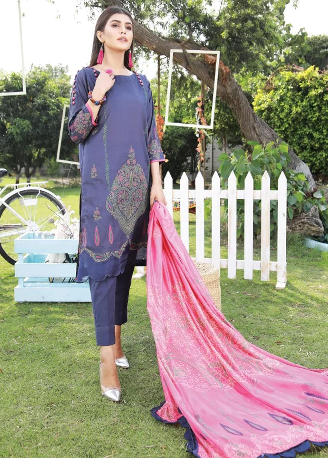 Mahruu By Soffio Printed Lawn Suits Unstitched 3 Piece SFO21MR SF-0035 - Spring / Summer Collection
