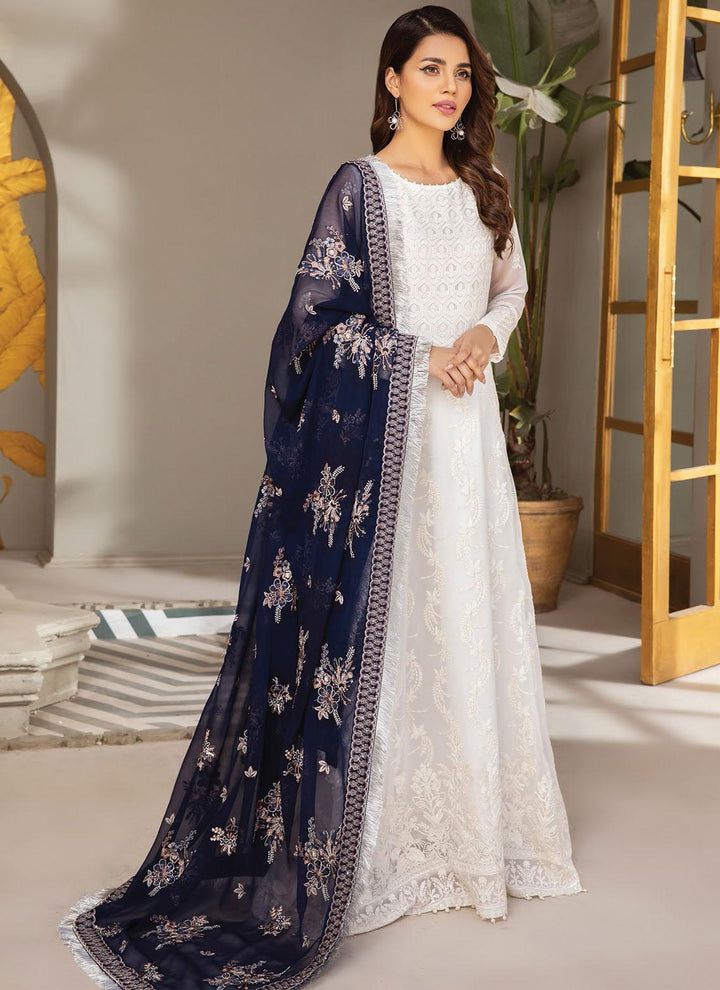 Mahyar By Alizeh Fashions Embroidered Chiffon Suits Unstitched 3 Piece AFB21-C5 03 Pareesa - Festive Collection