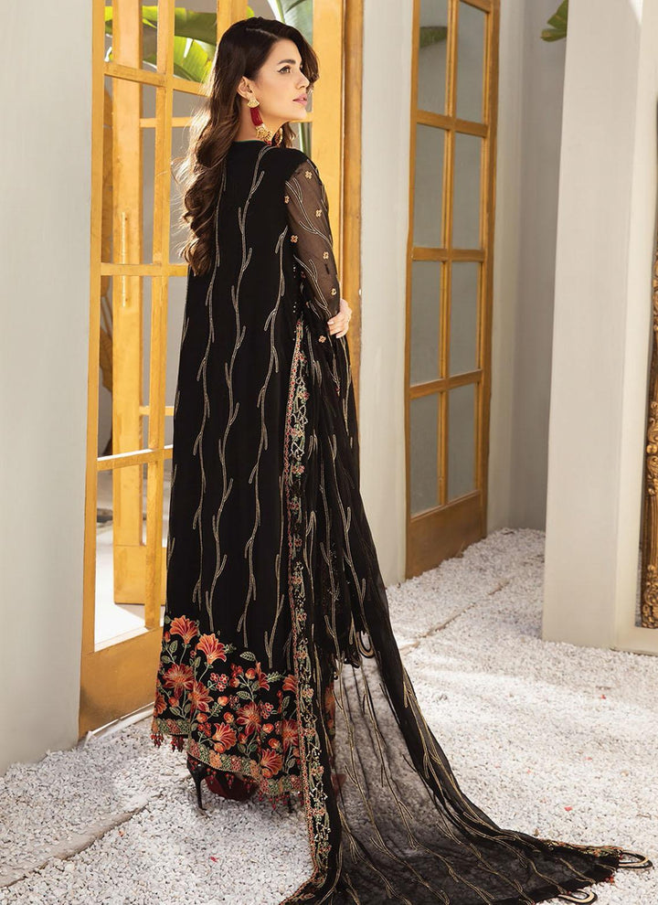 Mahyar By Alizeh Fashions Embroidered Chiffon Suits Unstitched 3 Piece AFB21-C5 09 Layla - Festive Collection