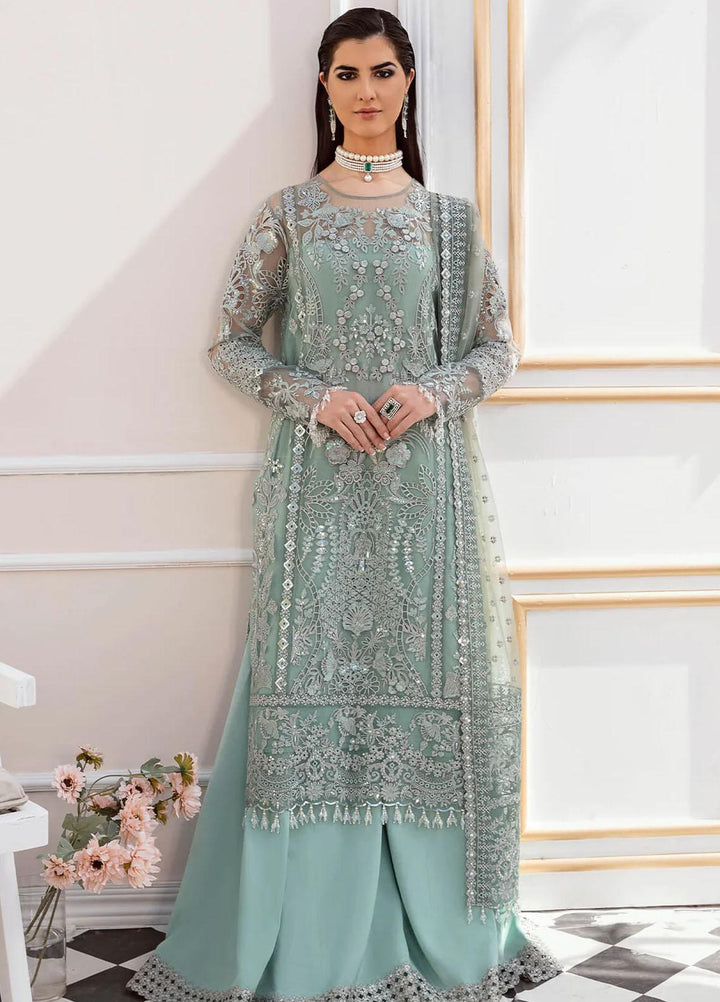 Maia By Serene Premium Embroidered Net Suits Unstitched 3 Piece SP23MA S-1072 Estelle - Spring / Summer Collection